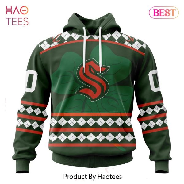 BEST Seattle Kraken Specialized Hockey Celebrate St Patrick’s Day 3D Hoodie