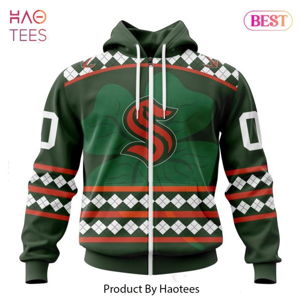 BEST Seattle Kraken Specialized Hockey Celebrate St Patrick’s Day 3D Hoodie