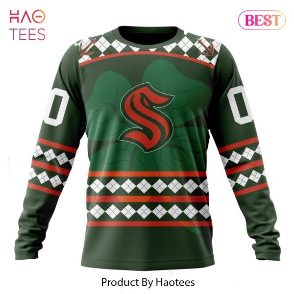 BEST Seattle Kraken Specialized Hockey Celebrate St Patrick’s Day 3D Hoodie