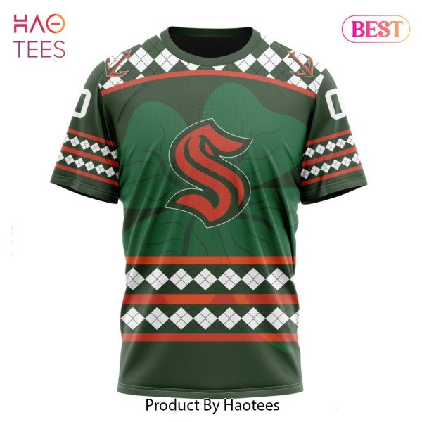 BEST Seattle Kraken Specialized Hockey Celebrate St Patrick’s Day 3D Hoodie