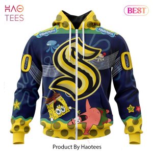 BEST Seattle Kraken Specialized Jersey With SpongeBob 3D Hoodie