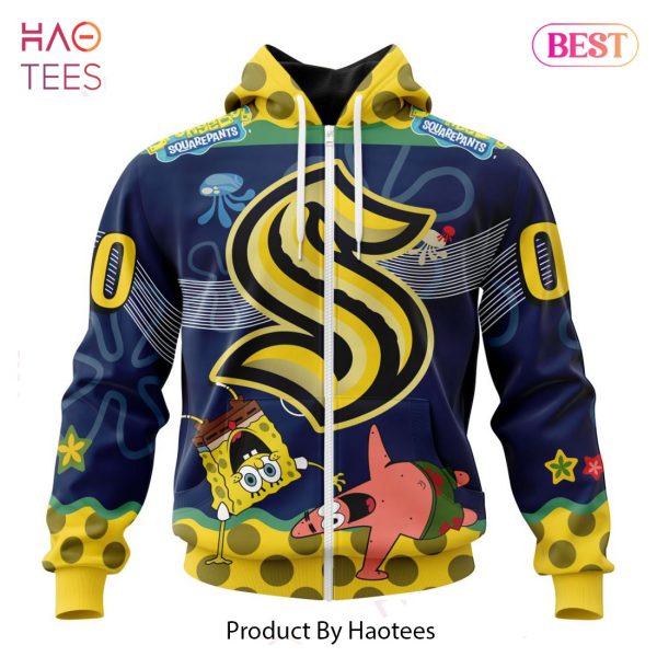 BEST Seattle Kraken Specialized Jersey With SpongeBob 3D Hoodie
