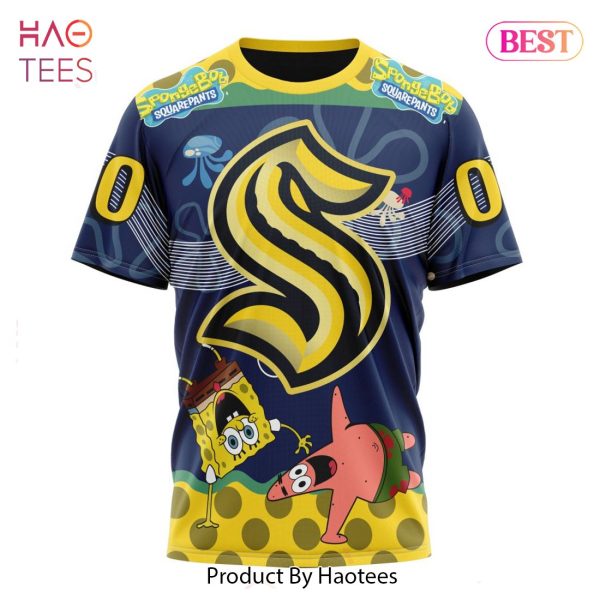 BEST Seattle Kraken Specialized Jersey With SpongeBob 3D Hoodie