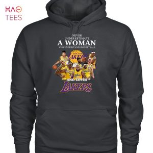 A woman Los Angeles Lakers Basketball Unisex T-Shirt