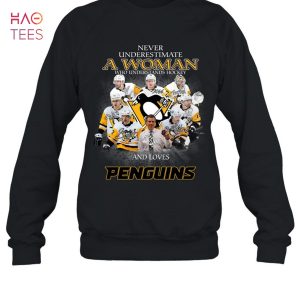 A Woman Who Understands Hockey And Loves Penguins T-Shirt