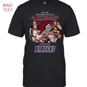 A Women Portland Trail Blazers T-Shirt