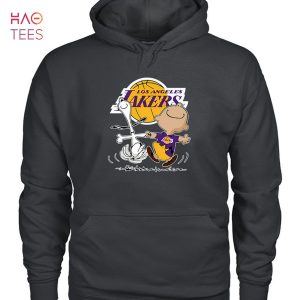 Los Angeles Lakers Charlie Brown Snoopy Los Angeles Lakers T-Shirt