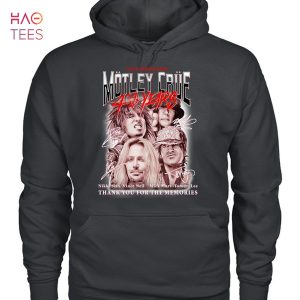 Motley Crue 40 Years Thank You For The Memories T-Shirt
