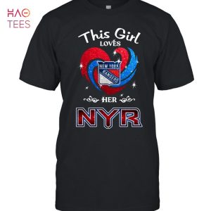 NHL This Girl Heart New York Rangers T-Shirt