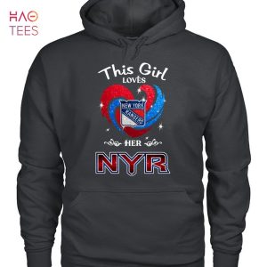 NHL This Girl Heart New York Rangers T-Shirt