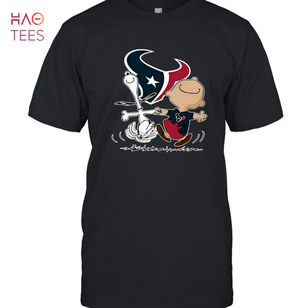 Houston Texans Charlie Brown Snoopy Houston Texans T-Shirt Houston Texans Charlie Brown Snoopy Houston Texans T-Shirt