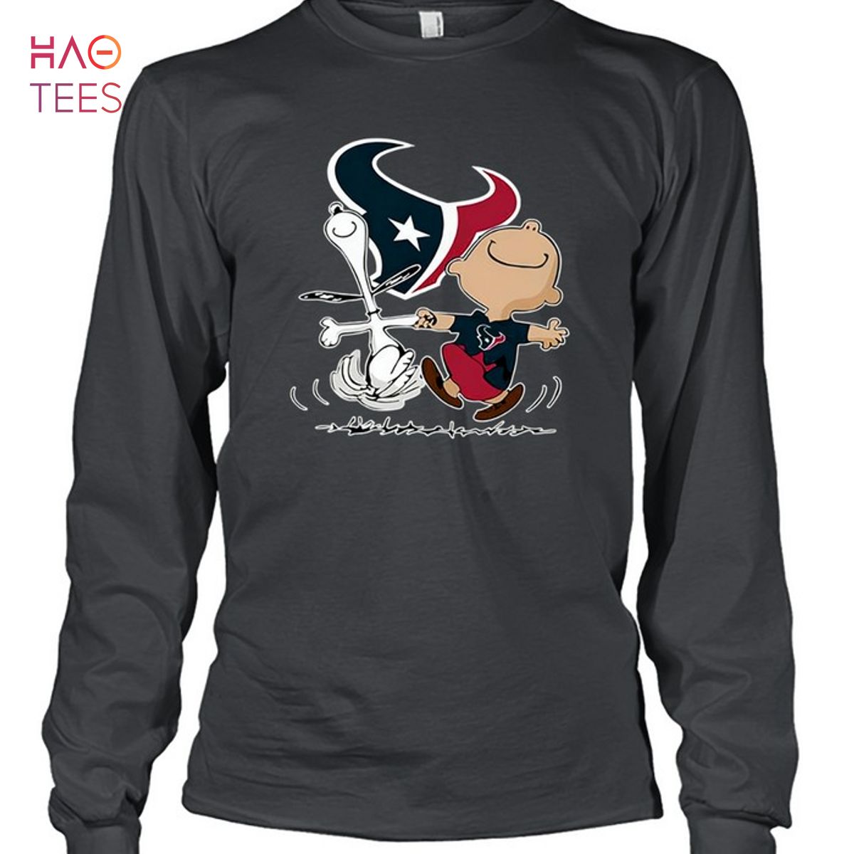 Houston Texans Charlie Brown Snoopy Houston Texans T-Shirt Houston Texans Charlie Brown Snoopy Houston Texans T-Shirt