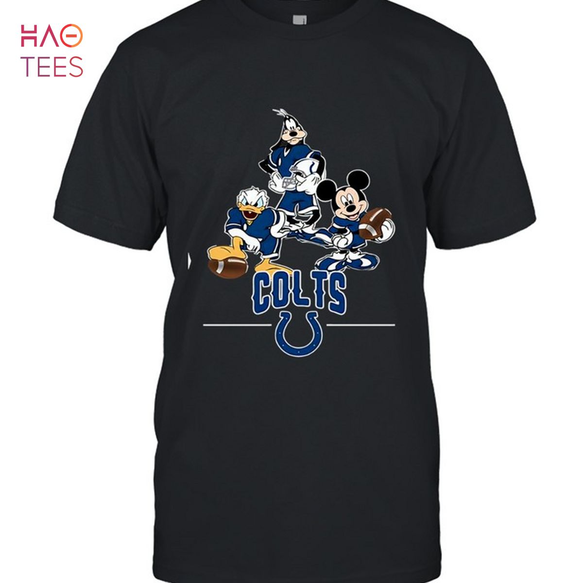 Indianapolis Colts Mickey Donald Goofy Fan T-Shirt