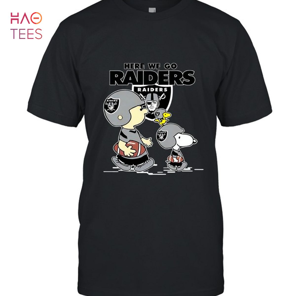 Vintage T Shirt Oakland Raiders Graphic Cartoon Color Black Size 3XL