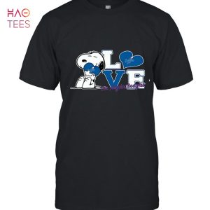 Los Angeles Dodgers Snoopy Loves Los Angeles Dodgers Fan T-Shirt