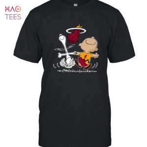 Miami Heat Charlie Brown Snoopy Miami Heat T-Shirt
