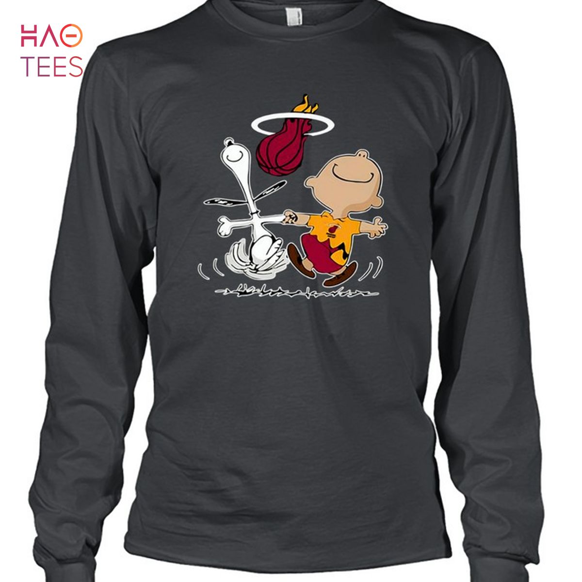 Miami Heat Charlie Brown Snoopy Miami Heat T-Shirt Miami Heat Charlie Brown Snoopy Miami Heat T-Shirt
