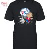 Philadelphia 76ers Charlie Brown Snoopy T-Shirt