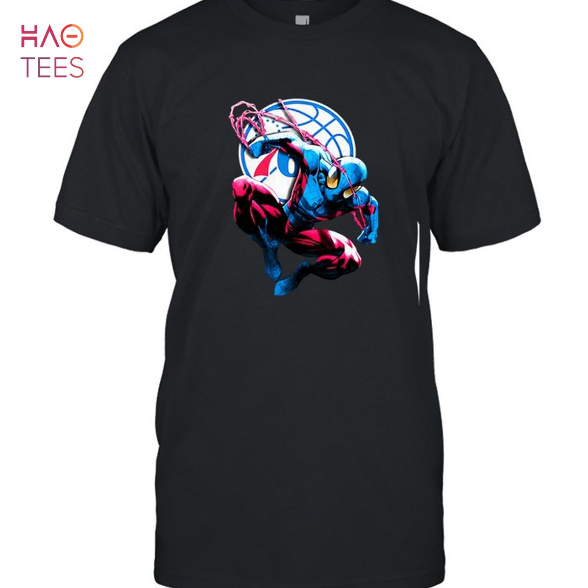 Philadelphia 76ers Spiderman Philadelphia 76ers T-Shirt Philadelphia 76ers Spiderman Philadelphia 76ers T-Shirt