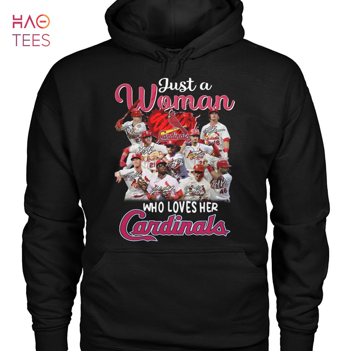 Just A Woman Who Loves Her St. Louis Cardinals T-Shirt Just A Woman Who Loves Her St. Louis Cardinals T-Shirt