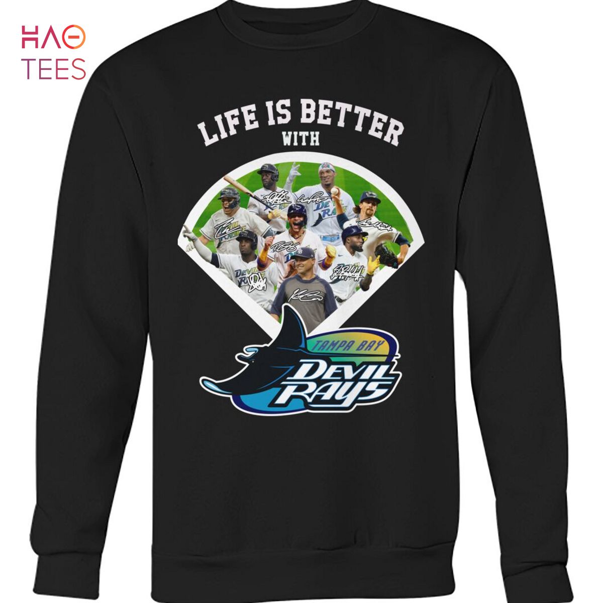 Official life Is Better With Tampa Bay Rays T-Shirt, hoodie