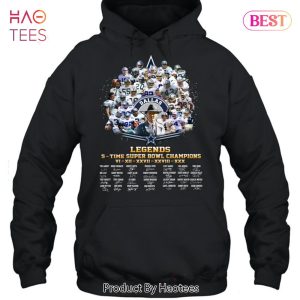 NEW Dallas Cowboy Legend S-Time Super Bowl Champion T-Shirt
