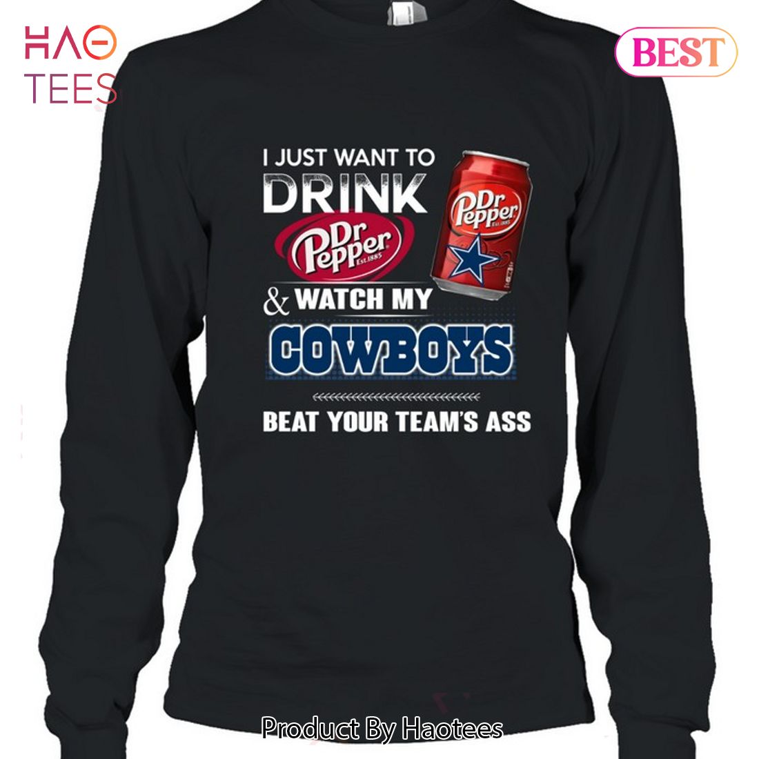 Dallas Football Cowboys Make Me DRINK Funny Football Fan Shirt 