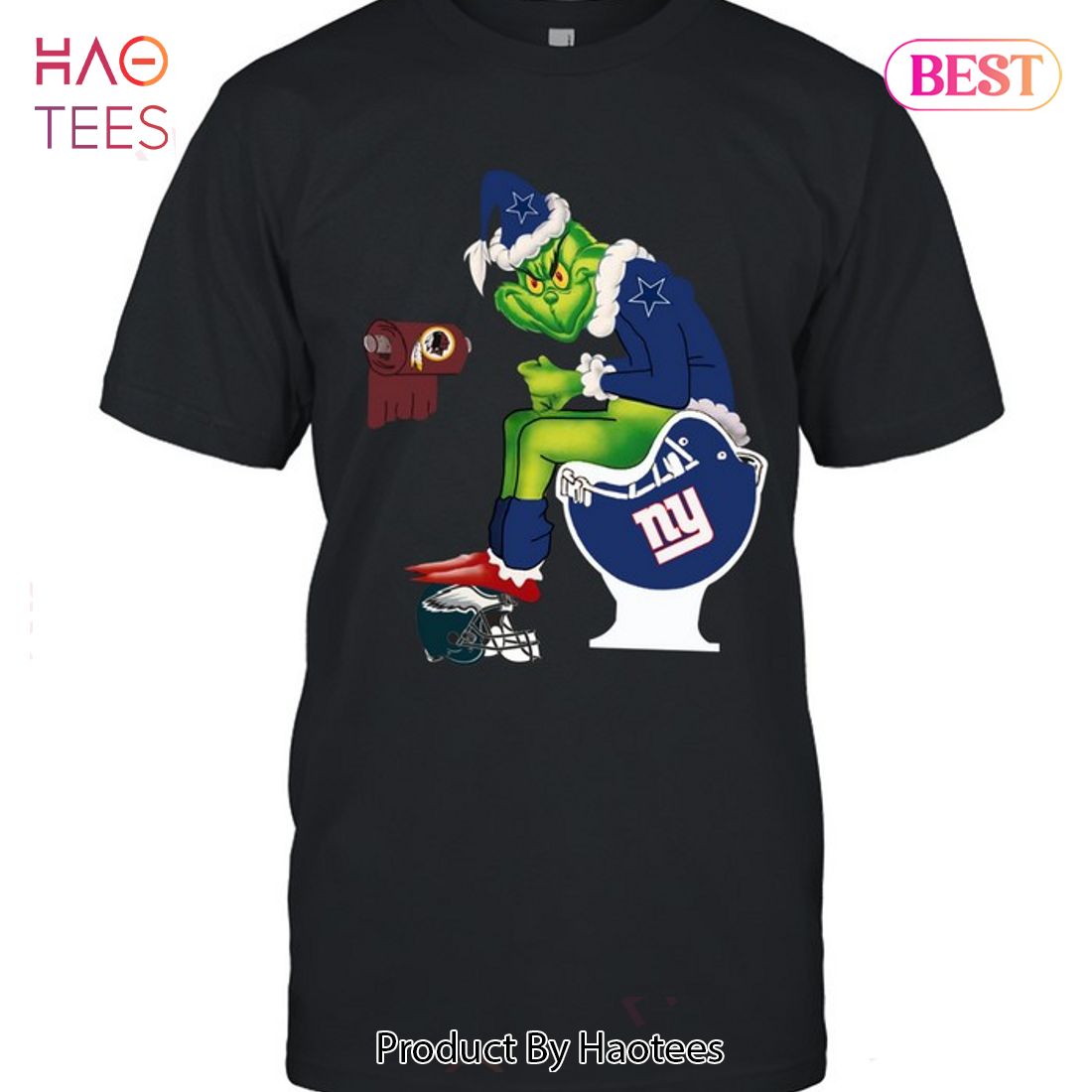 NEW The Grinch Cowboys Fan T-Shirt NEW The Grinch Cowboys Fan T-Shirt