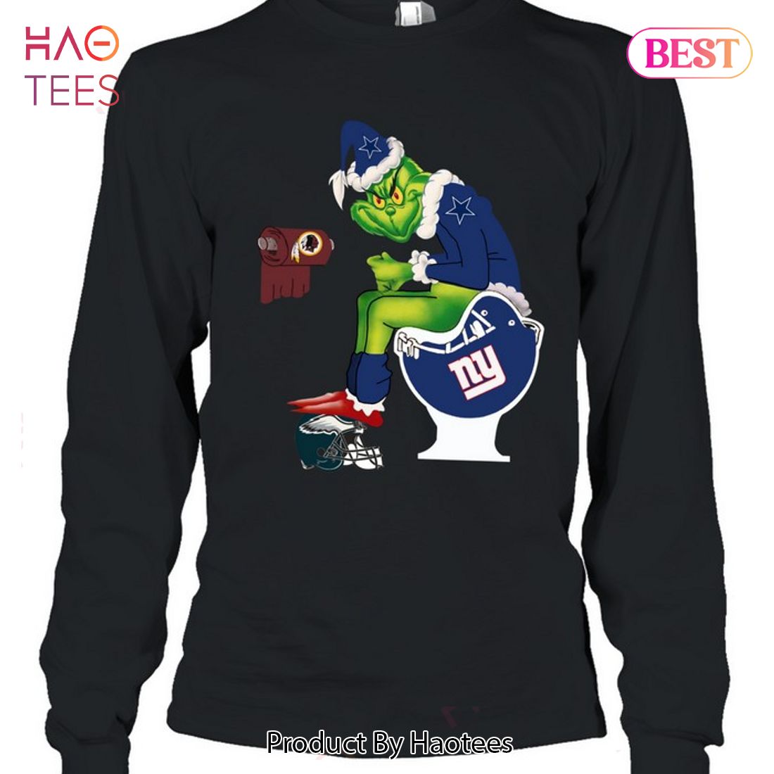 NEW The Grinch Cowboys Fan T-Shirt NEW The Grinch Cowboys Fan T-Shirt