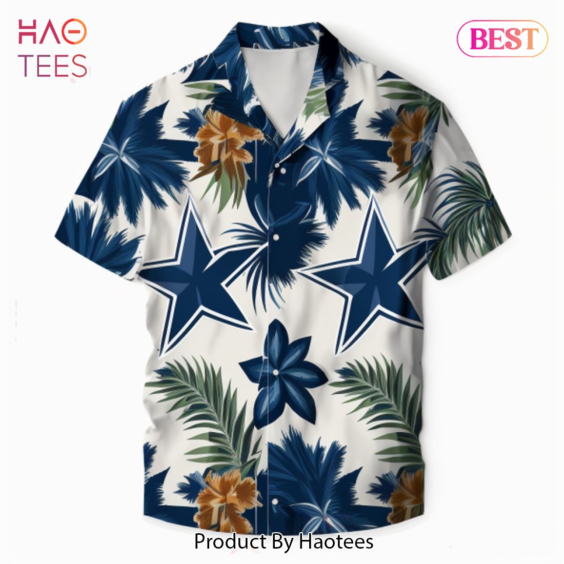 NEW Dallas Cowboys Hawaiian Shirt Flower Hot 2023