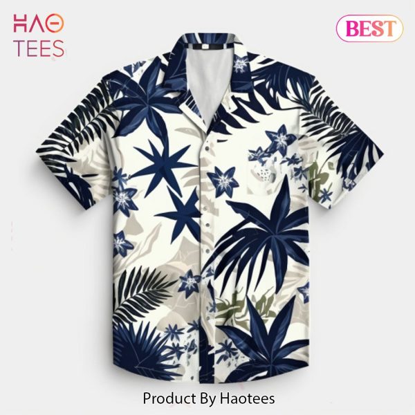 NEW Dallas Cowboys Hawaiian Shirt  Blue White Hot Summer 2023