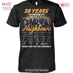 NEW 38 Year 1985-2023 Neighbouns Thank You For The Memories T-Shirt