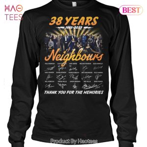 NEW 38 Year 1985-2023 Neighbouns Thank You For The Memories T-Shirt
