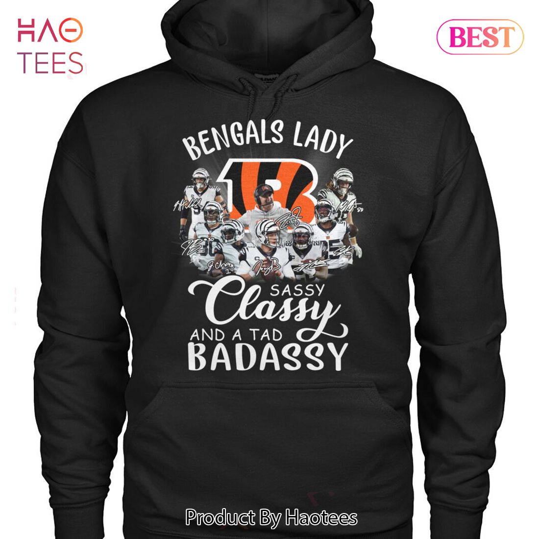 NEW Bengals Lady Sassy Classy And A Tad Basassy T-Shirt NEW Bengals Lady Sassy Classy And A Tad Basassy T-Shirt
