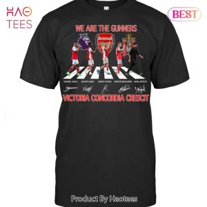 NEW We Are The Gunners Victoria Concordia Crescit T-Shirt