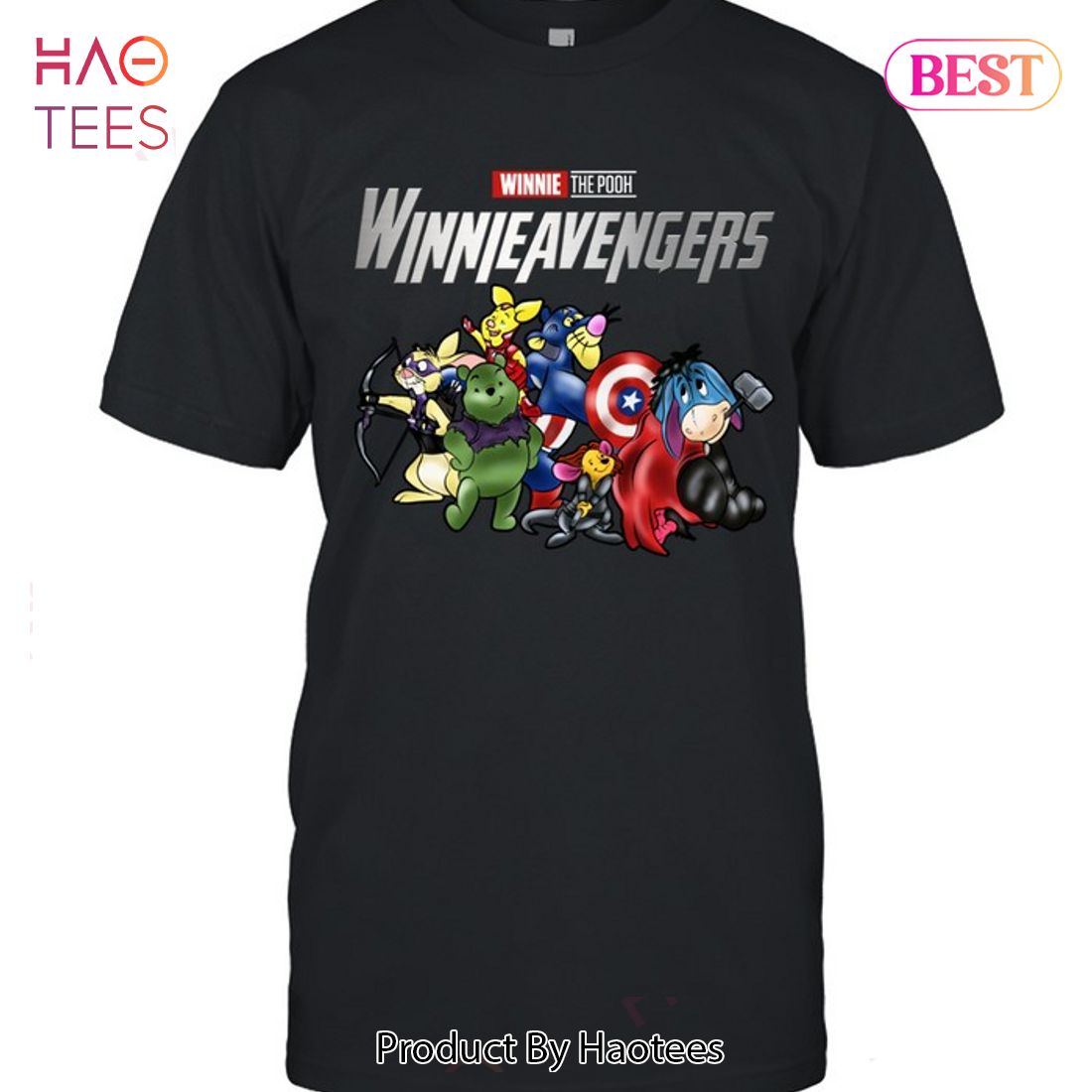 NEW Winnie The Pooh Winnie Avengers T-Shirt 2023