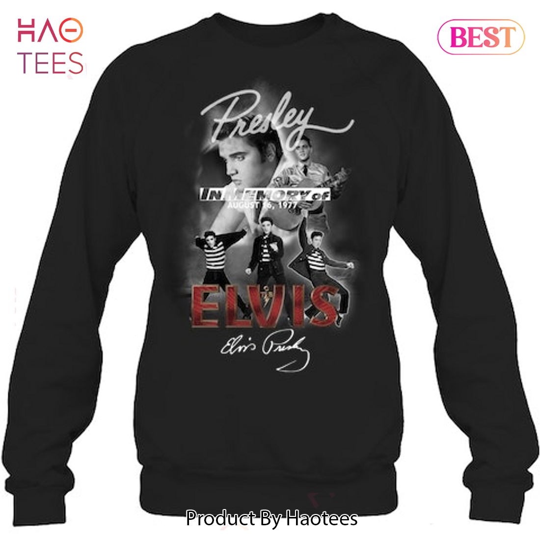 NEW Elvis Presley In Memory Of August 16 -1977 T-Shirt NEW Elvis Presley In Memory Of August 16 -1977 T-Shirt