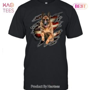 NEW German Shepherd America Breaks Barriers Dog Lover Unisex T-Shirt
