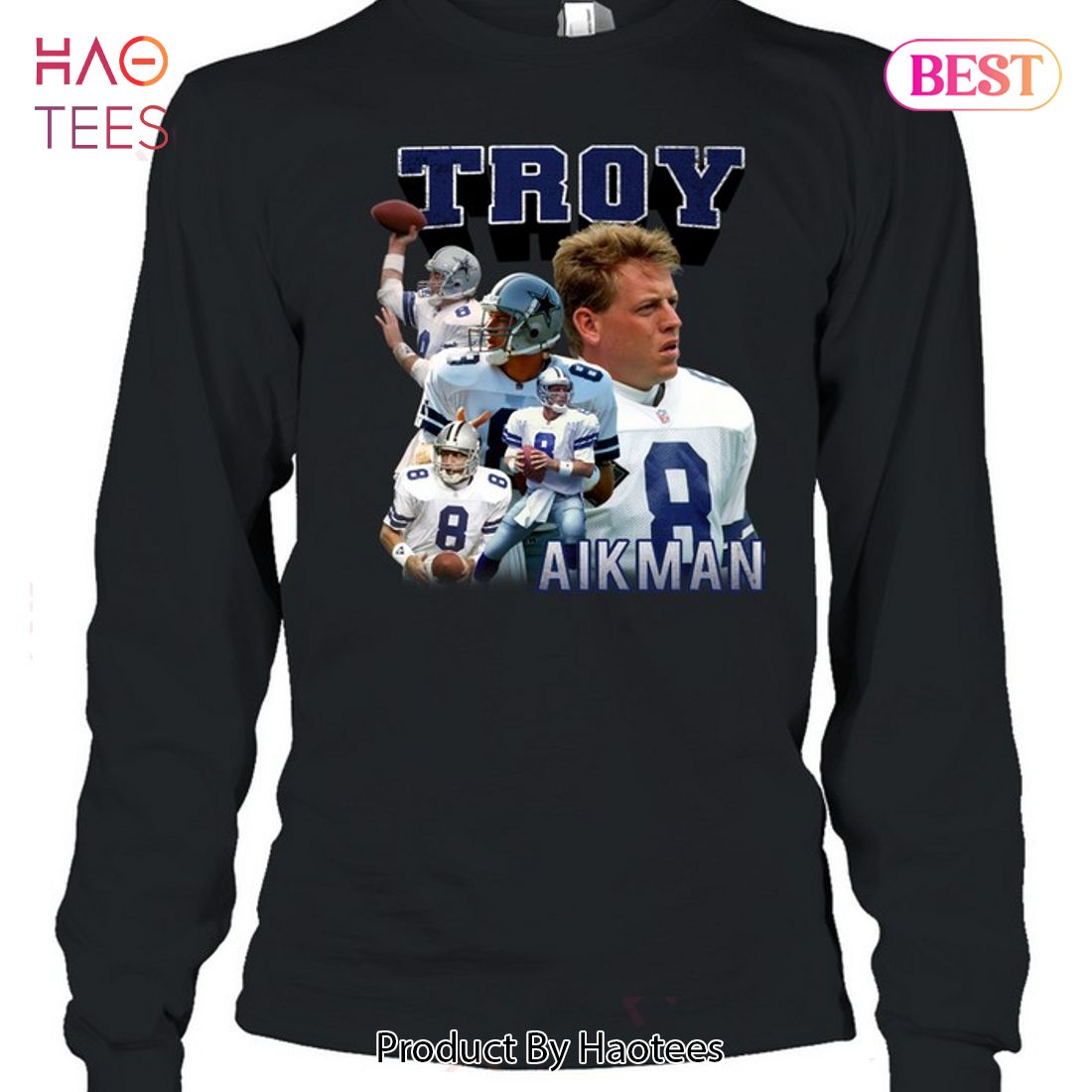 NEW Troy Aikman Dallas Cowboys T-Shirt