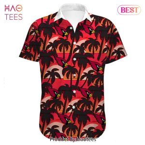 NEW FASHION 2023 Arizona Cardinals Hawaiian Shirt flower summer gift for fans NEW FASHION 2023 Arizona Cardinals Hawaiian Shirt flower summer gift for fans