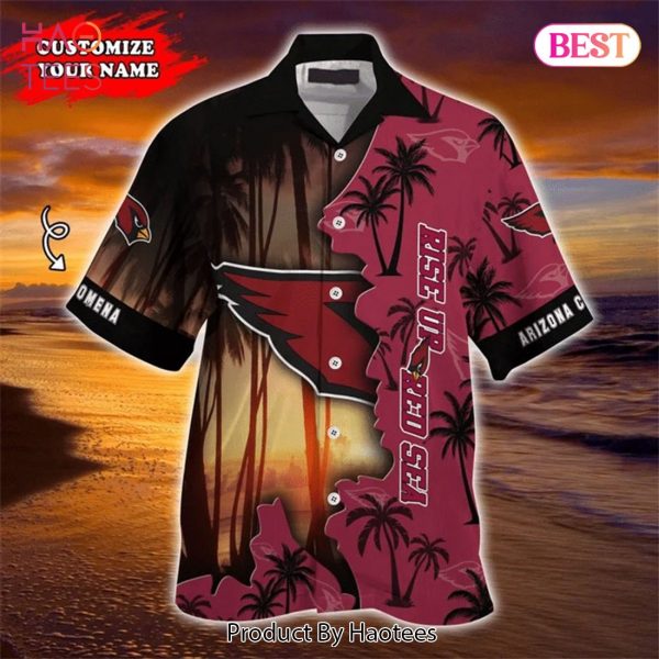 NEW FASHION 2023 Arizona Cardinals Hawaiian Shirt tropical island personalized