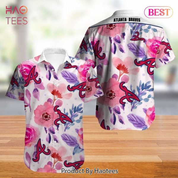 NEW FASHION 2023 Atlanta Braves Hawaiian Shirt flower summer gift for fans