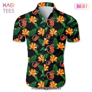 NEW FASHION 2023 Baltimore Orioles Hawaiian Shirt Tropical flower gift for fans