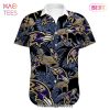 NEW FASHION 2023 Baltimore Ravens Hawaiian Shirt flower summer gift for fans