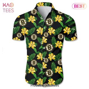NEW FASHION 2023 Boston Bruins Hawaiian shirt Tropical Flower summer