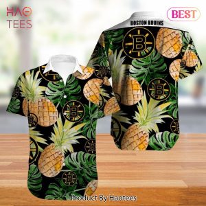 NEW FASHION 2023 Boston Bruins Hawaiian Shirt Tropical Flowers summer for fans