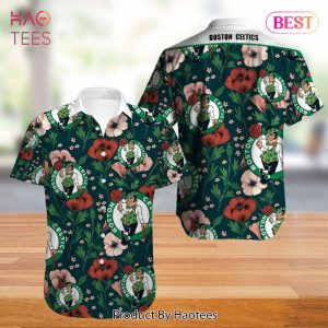 NEW FASHION 2023 Boston Celtics Hawaiian Shirt Flower summer new design