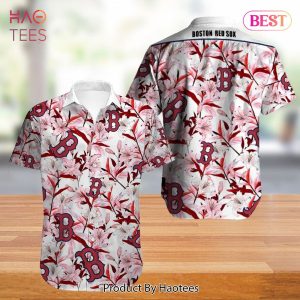 NEW FASHION 2023 Boston Red Sox Hawaiian Shirt flower summer gift for fans