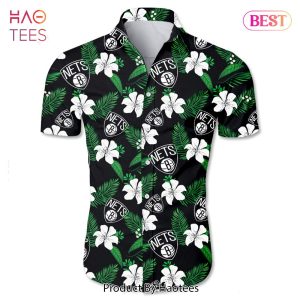 NEW FASHION 2023 Brooklyn Nets Hawaiian shirt Tropical Flower summer