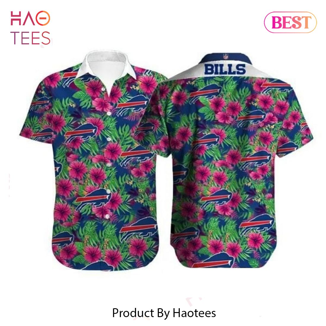 Buffalo Bills Floral Flower Hawaii Summer Hawaiian Shirt